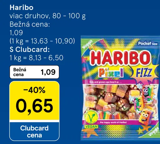 Haribo viac druhov