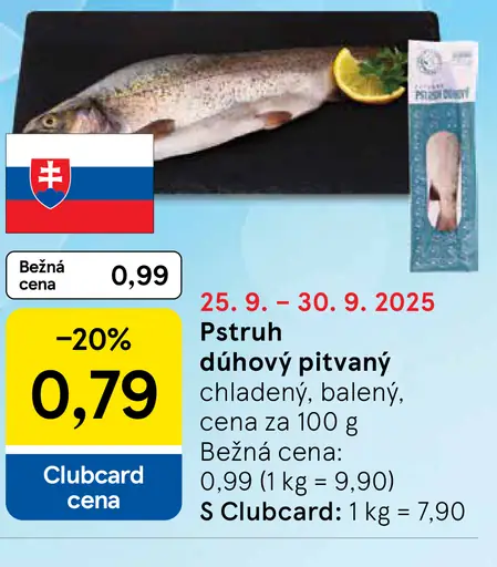 Pstruh dúhový pitvaný