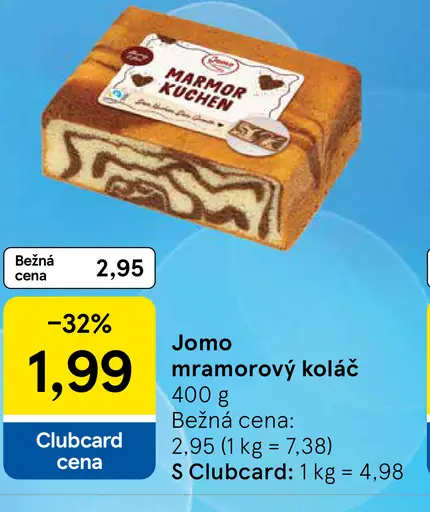 Jomo Mramorový koláč