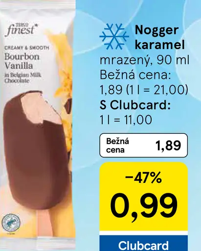 Nogger karamel mrazený