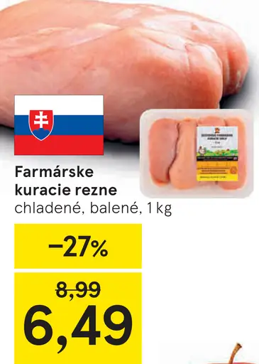 Farmárske kuracie rezne