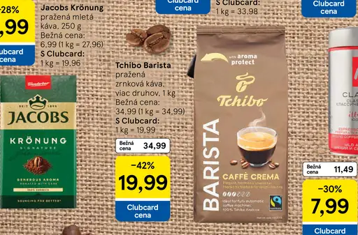 Tchibo Barista pražená zrnková káva
