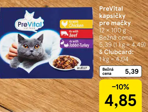 PreVital kapsičky pre mačky