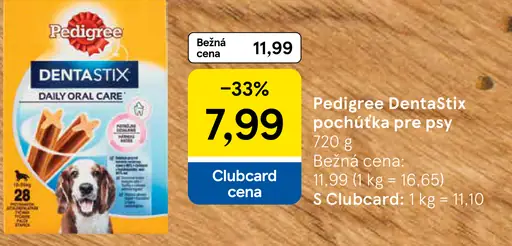 Pedigree DentaStix pochúťka pre psy