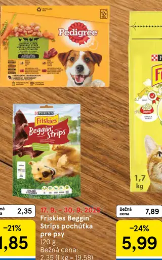 Friskies Beggin' Strips pochúťka pre psy