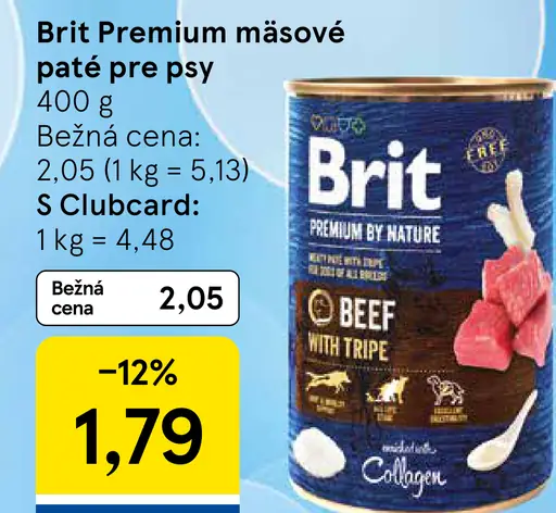 Brit Premium mäsové pašté pre psy