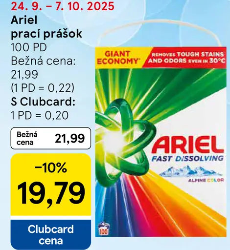 Ariel prací prášok