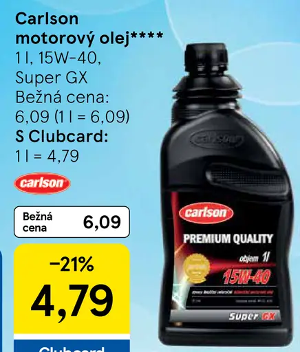 Carlson motorový olej