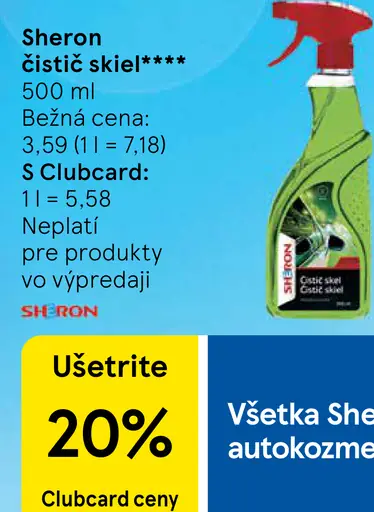 Sheron čistič skiel