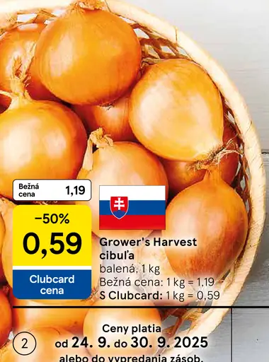 Grower's Harvest cibuľa