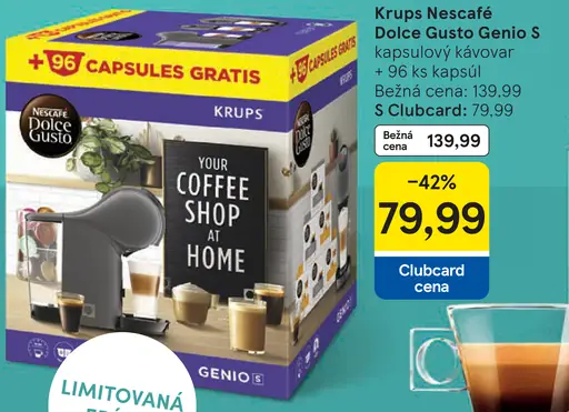 Krups Nescafé Dolce Gusto Genio S kapsulový kávovar
