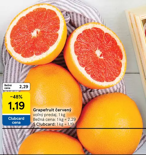 Grapefruit červený