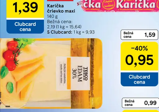 Karička črievko Maxi s ementálom
