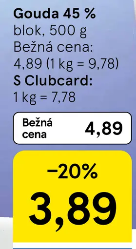 Gouda 45% blok