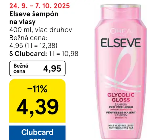 Elseve šampón na vlasy