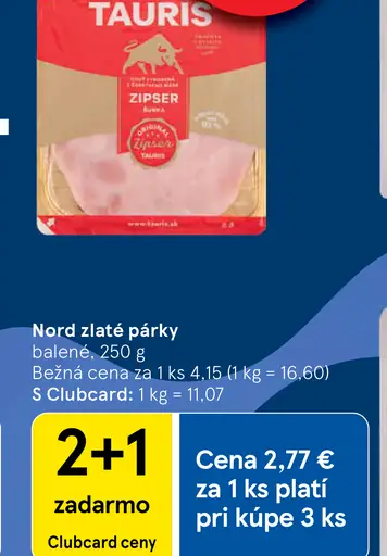 Nord Zlaté párky