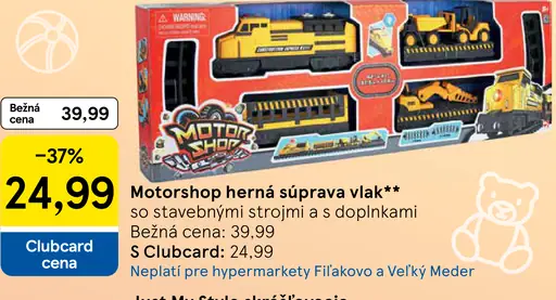 Motorshop herná súprava vlak