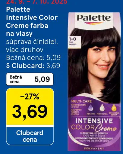 Palette Intensive Color Creme farba na vlasy nugát 6-65