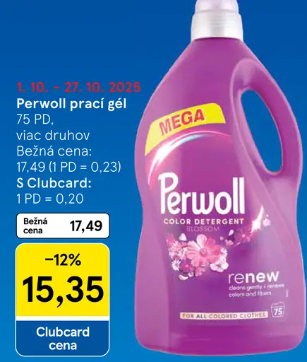 Perwoll prací gél