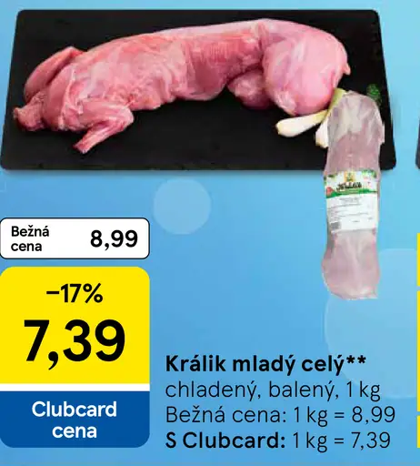 Králik mladý celý