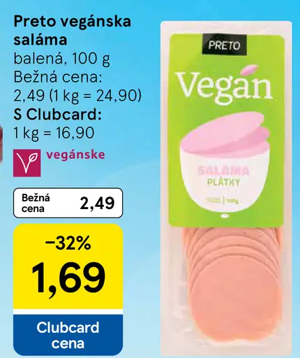 Preto vegánska saláma