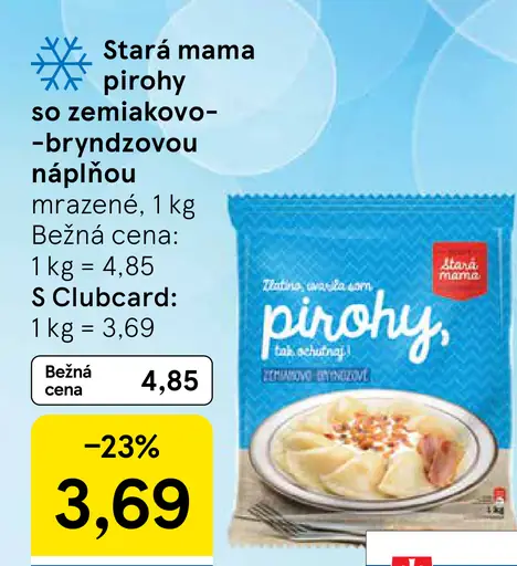 Stará Mama Pirohy so zemiakovo-bryndzovou náplňou