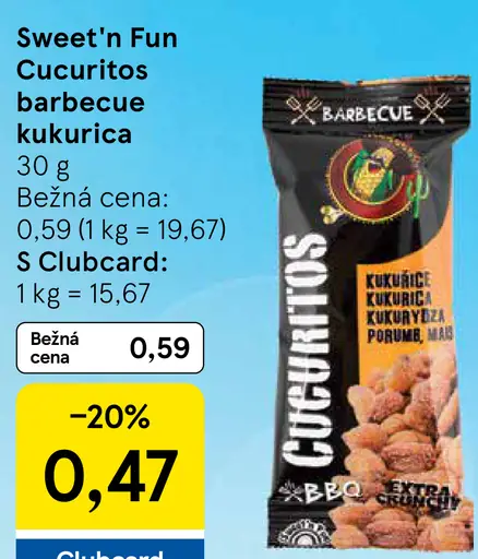 Sweet'n Fun Cucuritos Barbecue kukurica