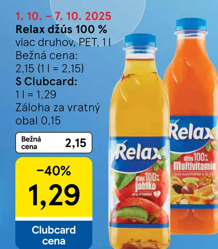 Relax 100% džús
