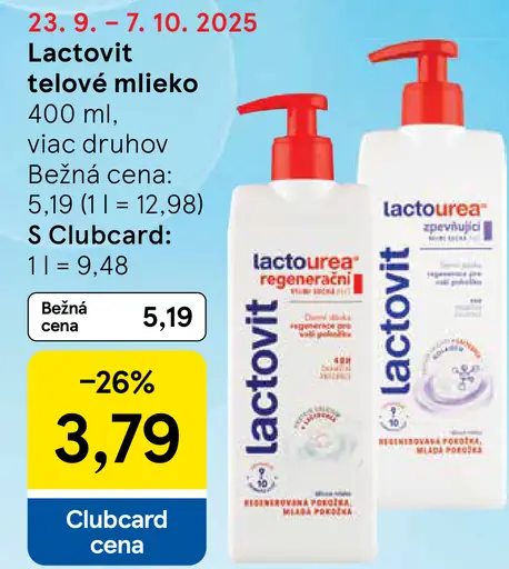 Lactovit Telové mlieko