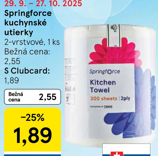 Springforce kuchynské utierky