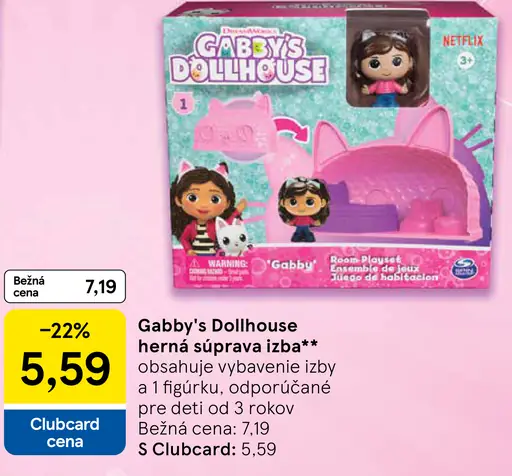 Gabby's Dollhouse herná súprava izba