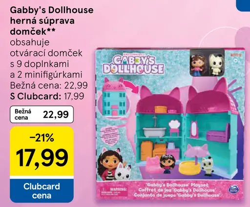 Gabby's Dollhouse herná súprava domček