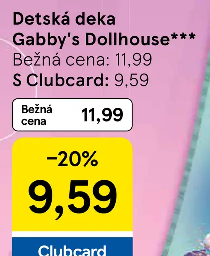 Detská deka Gabby's Dollhouse