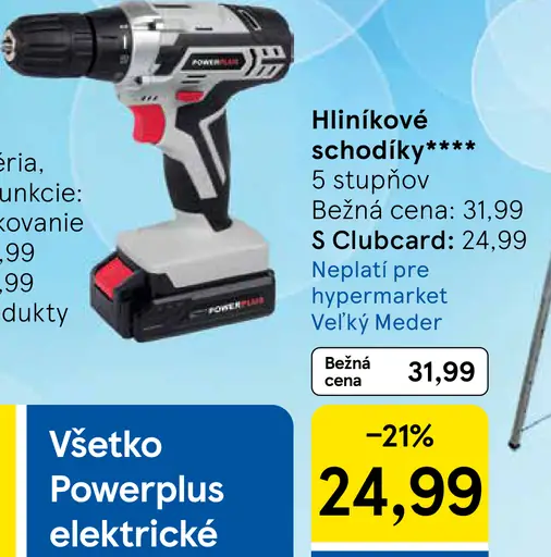 Powerplus aku vŕtačka