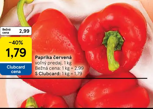Paprika červená