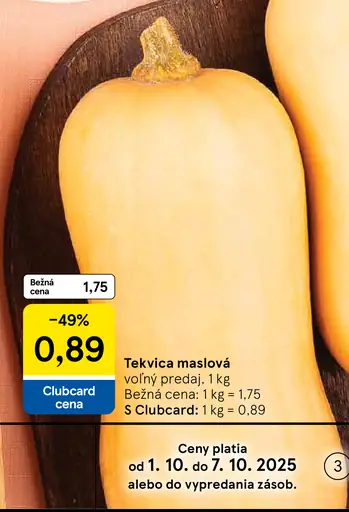 Tekvica maslová
