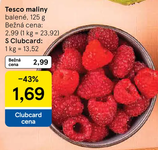 Tesco maliny