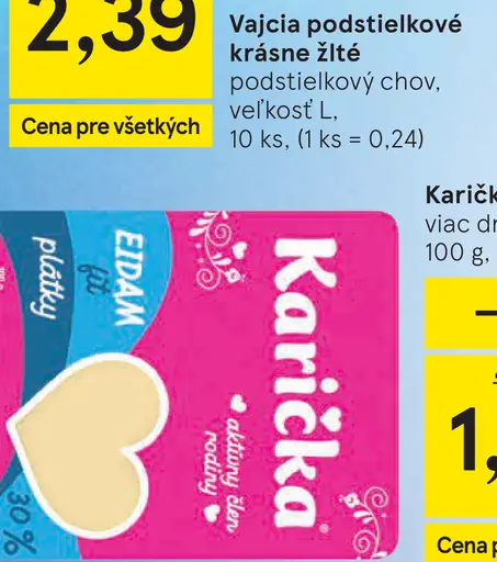 Krásne žlté Vajcia podstielkové