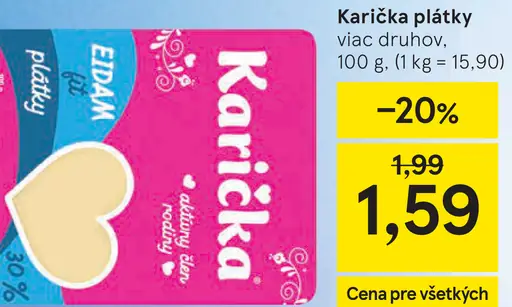 Karička plátky