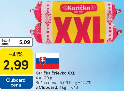 Karička črievko XXL