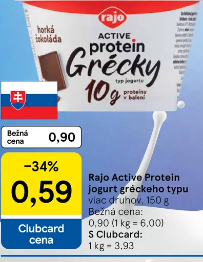 Rajo Active Protein Grécky jogurt