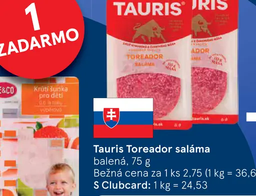 Tauris Toreador saláma balená