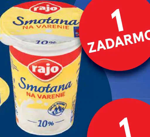 Rajo Smotana na varenie 10%