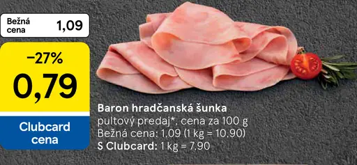 Baron hradčanská šunka