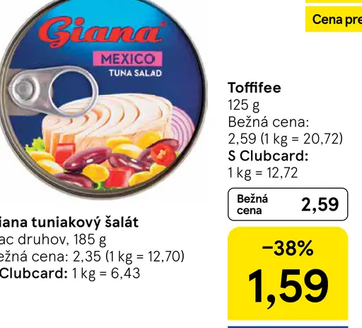 Giana tuniakový šalát