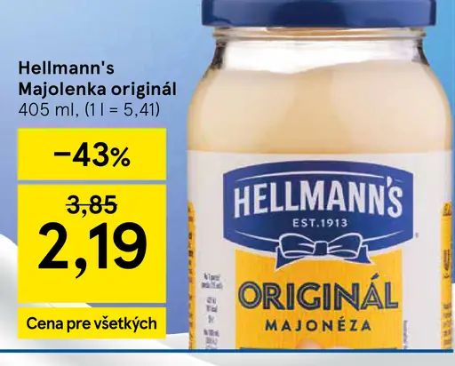 Hellmann's Majolenka originál