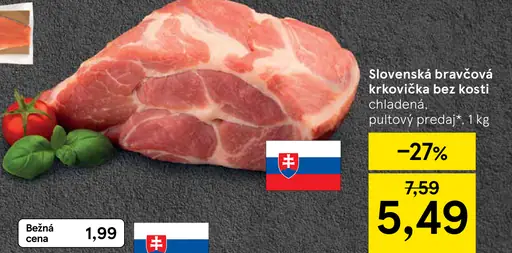 Slovenská bravčová krkovička