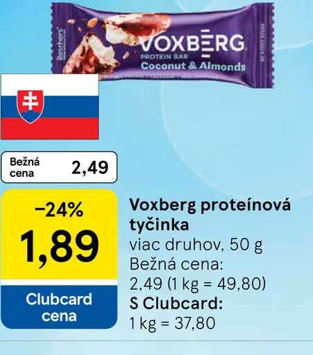 Voxberg proteínová tyčinka