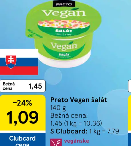Preto šalát lahôdkový vegan