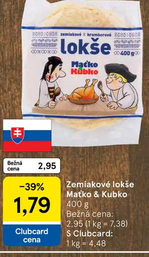 Matko & Kubko zemiakové lokše